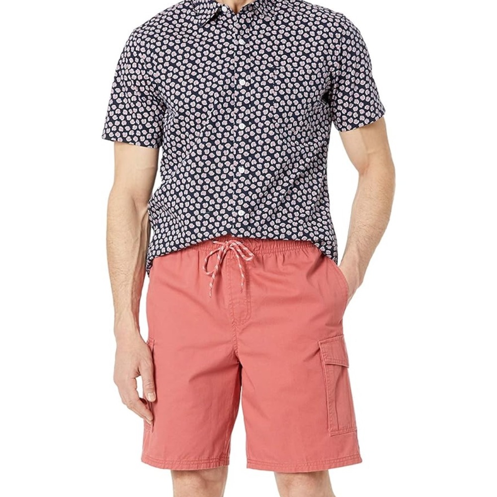Amazon Essentials Men's 9" Elastic Waist Cargo Short